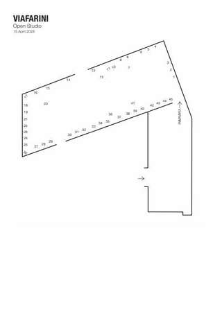 Pianta dell'allestimento