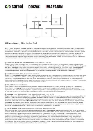 La mappa della mostra.