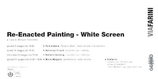 Re-Enacted Panting - White Screen - invito