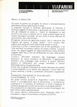 Taglio e cucito, lettera di invito a partecipare al progetto ideato da Francesca Pasini